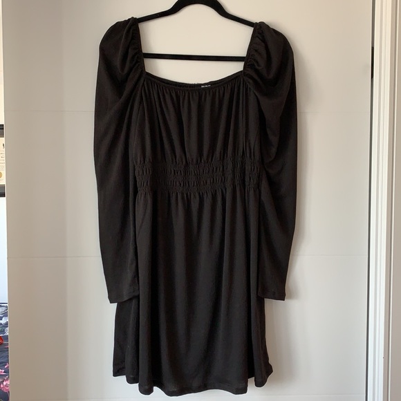 H&M Black Off-the-Shoulder Dress Large - Picture 1 of 5
